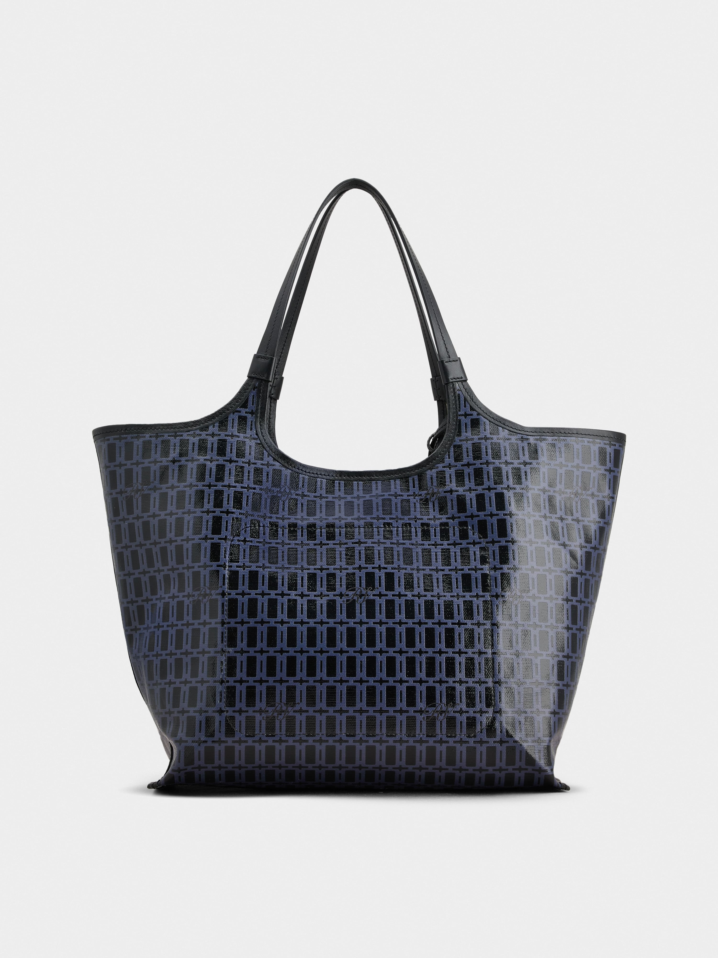 トートバッグ Roger Vivier GRAND VIVIER CHOC MEDIUM (RBWAOGAB300NQA 1M88) Viv' Choc Medium Shopping Bag in canvas Natural Woman