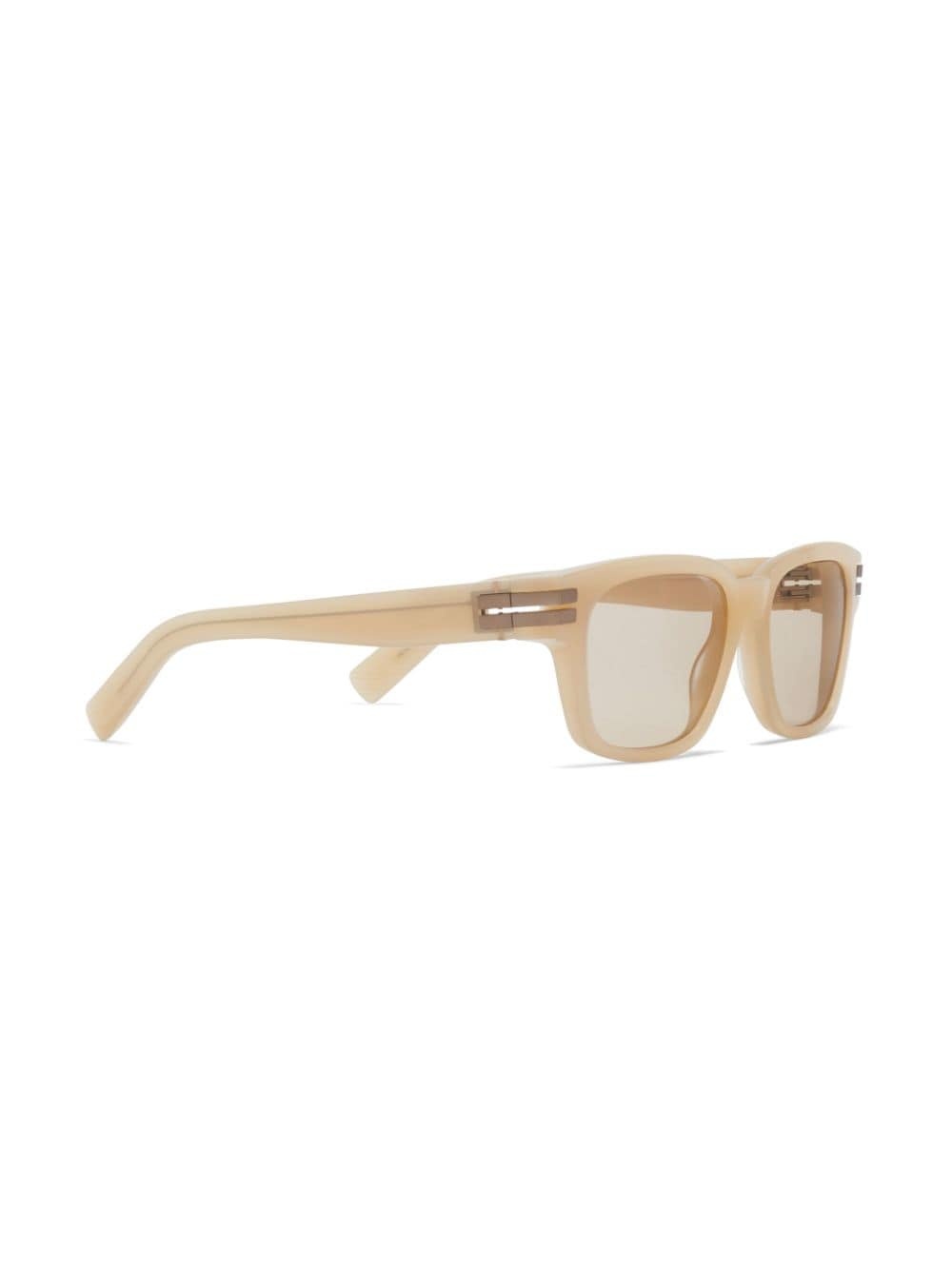 square-frame tinted sunglasses - 2