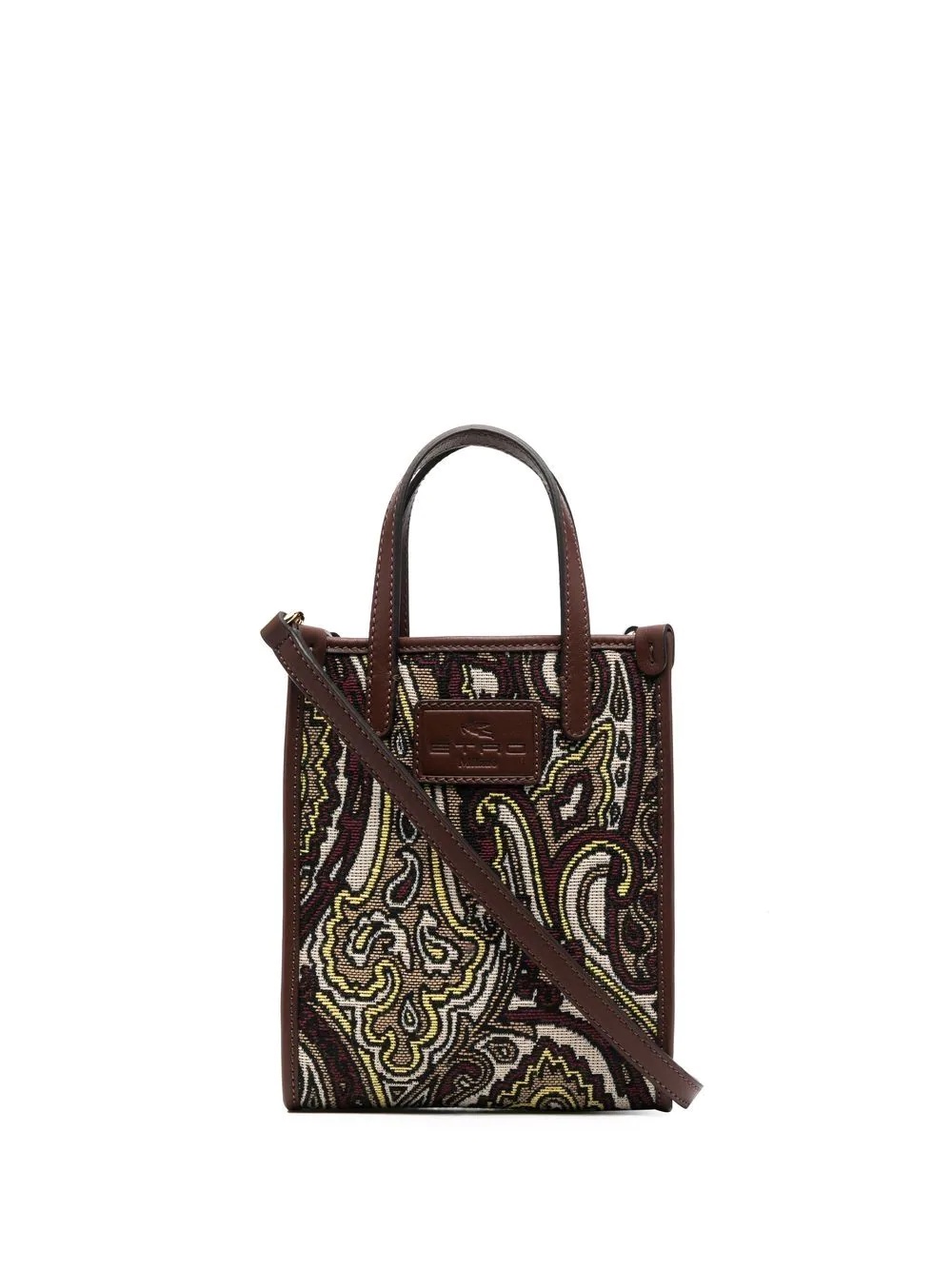 paisley-print jacquard tote bag - 1