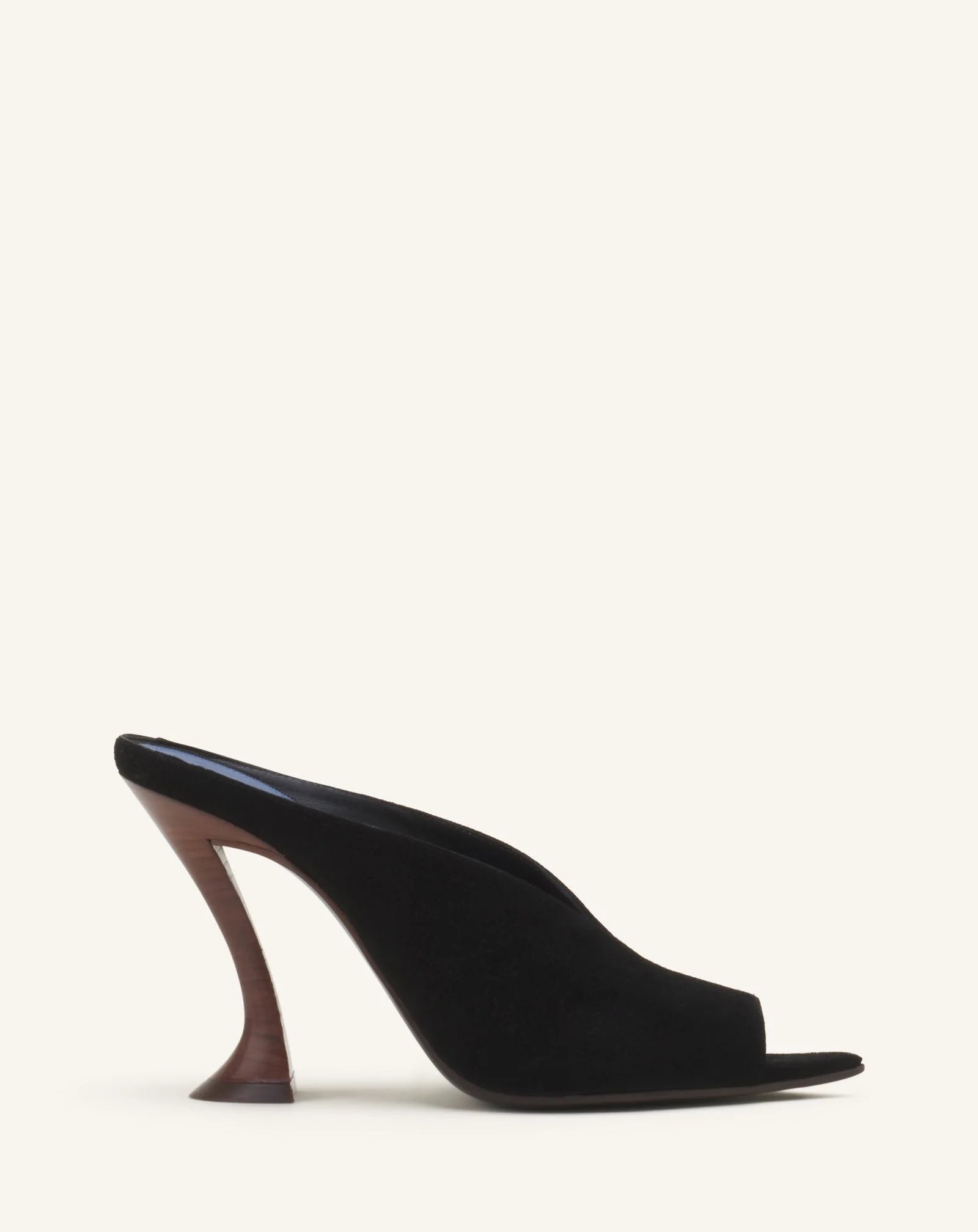 MIDNIGHT STEP MULE IN SUEDE - 1
