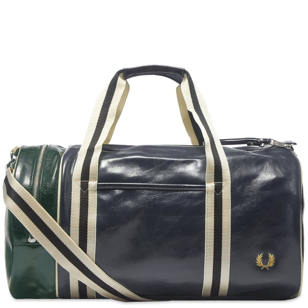 Fred Perry Authentic Colour Block Classic Barrel Bag - 1