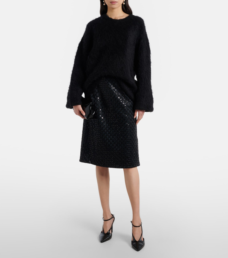 DOROTHEE SCHUMACHER Sparkling Statement sequined midi skirt outlook