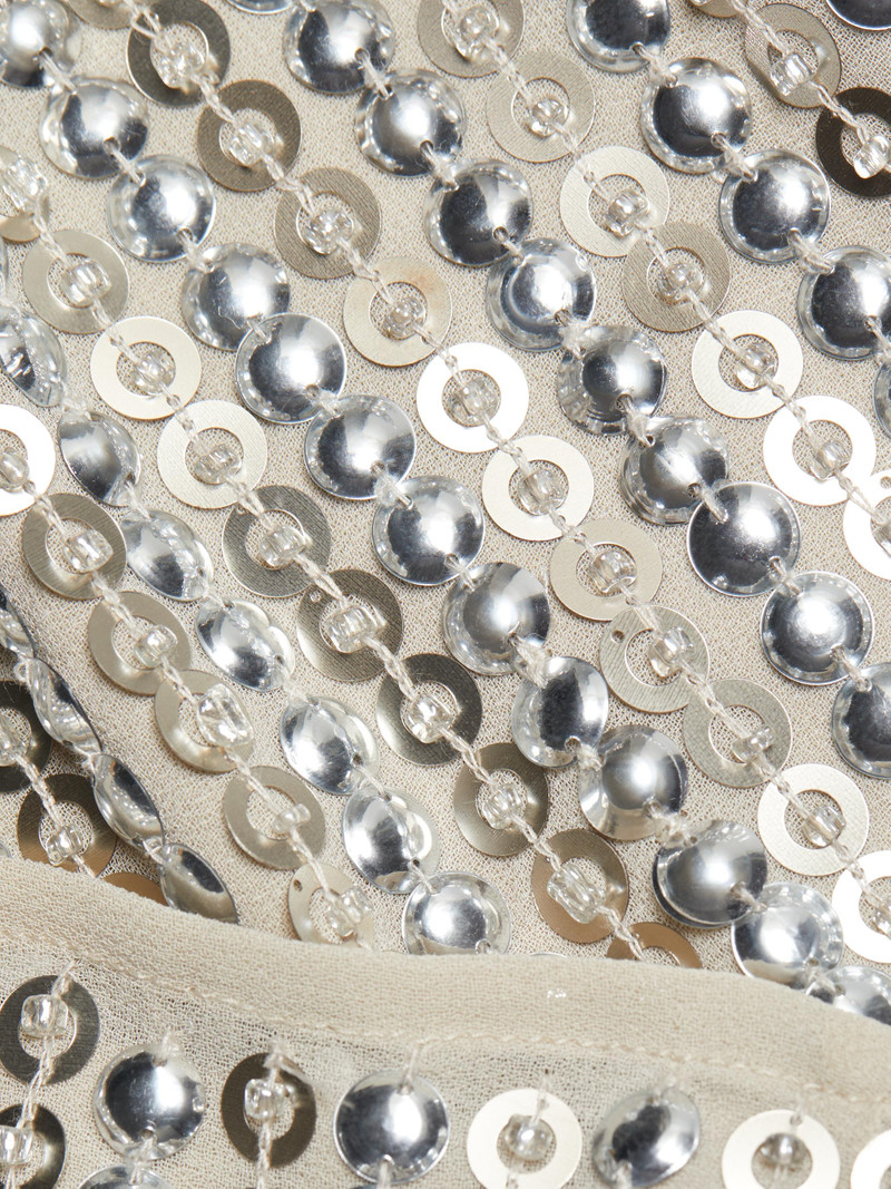 Women's Separates Sequin-Embellished Miniskirt - Silver 7