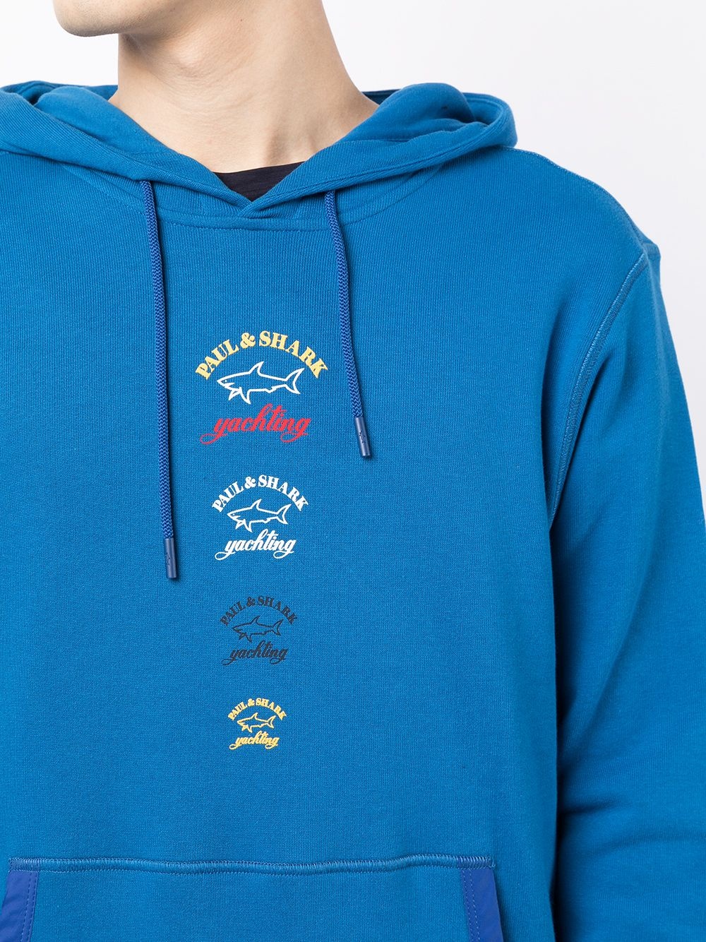 logo-print pullover hoodie - 5