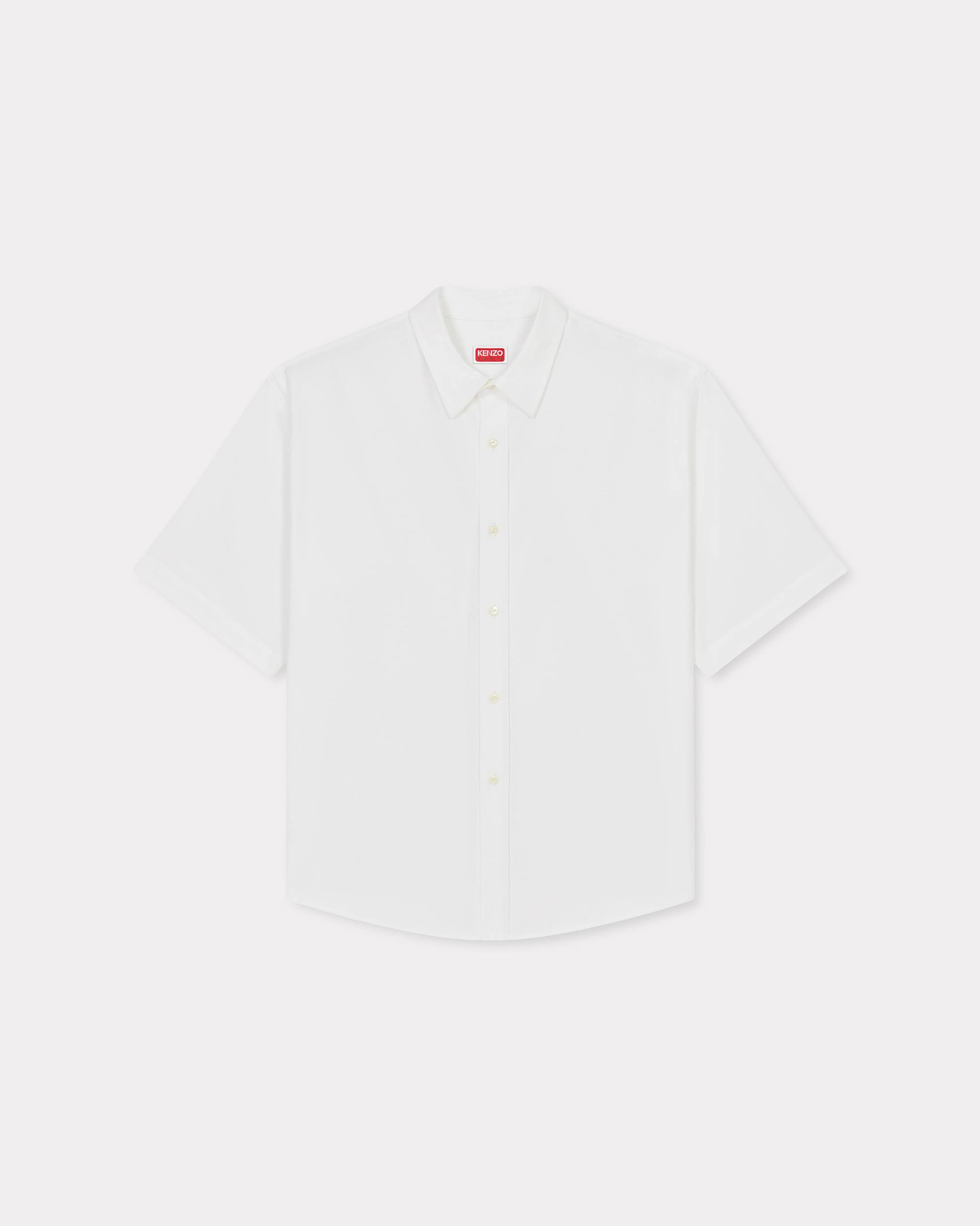 Casual 'Boke Flower Crest' shirt - 1