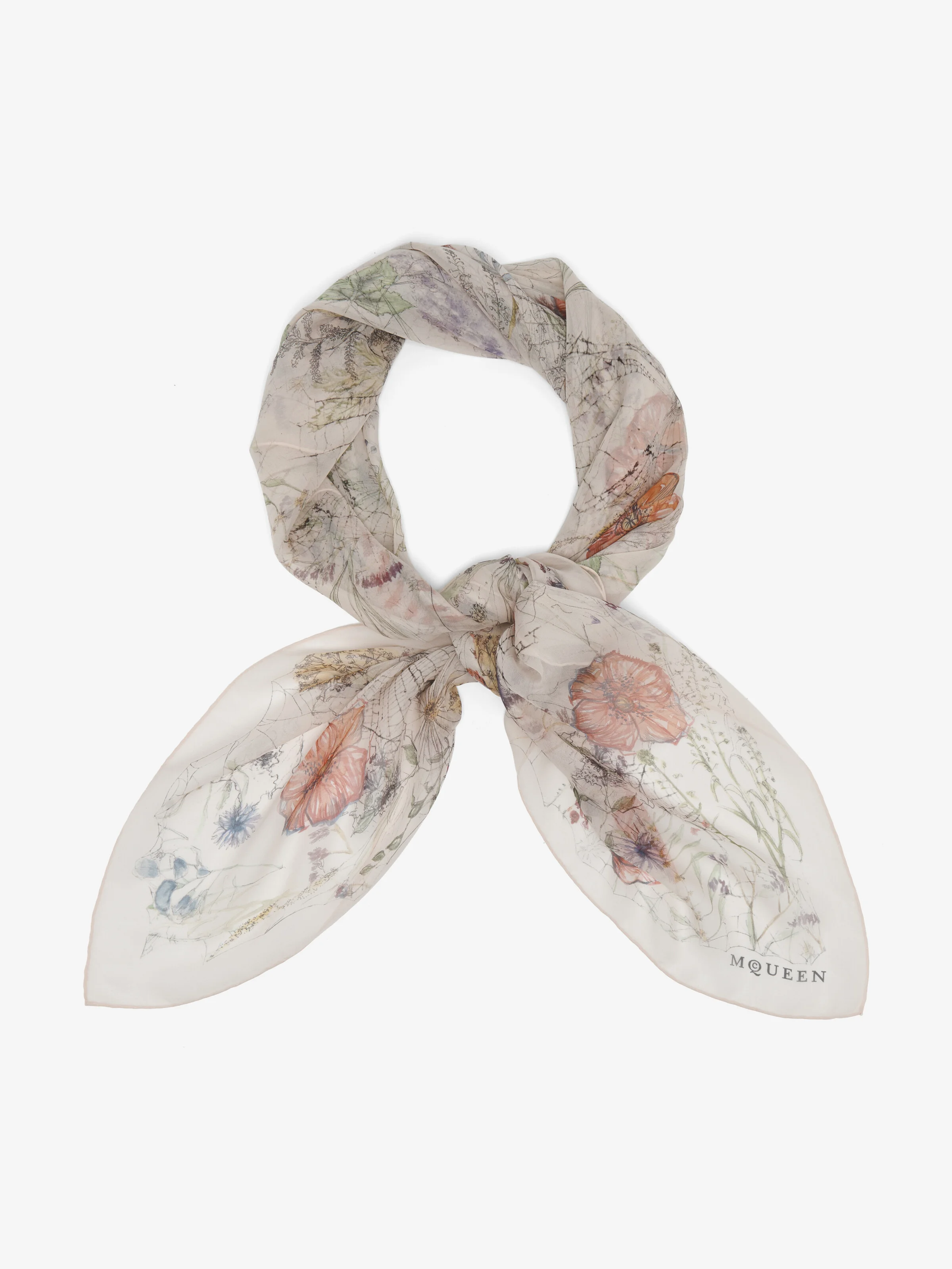 Spider Floral Scarf - 1