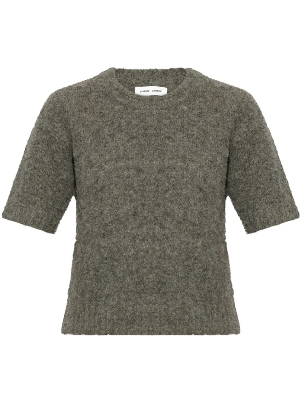 brushed-finish knit top - 1