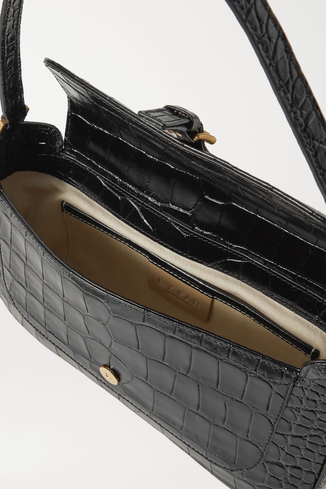 Miranda croc-effect leather shoulder bag - 5