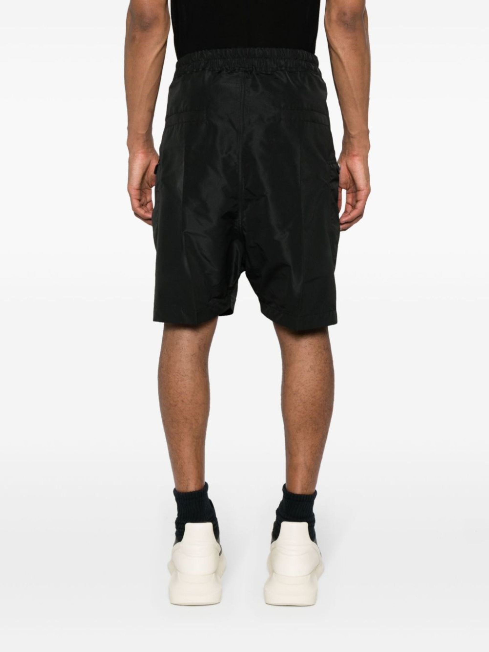 zip-pocket poplin shorts - 4