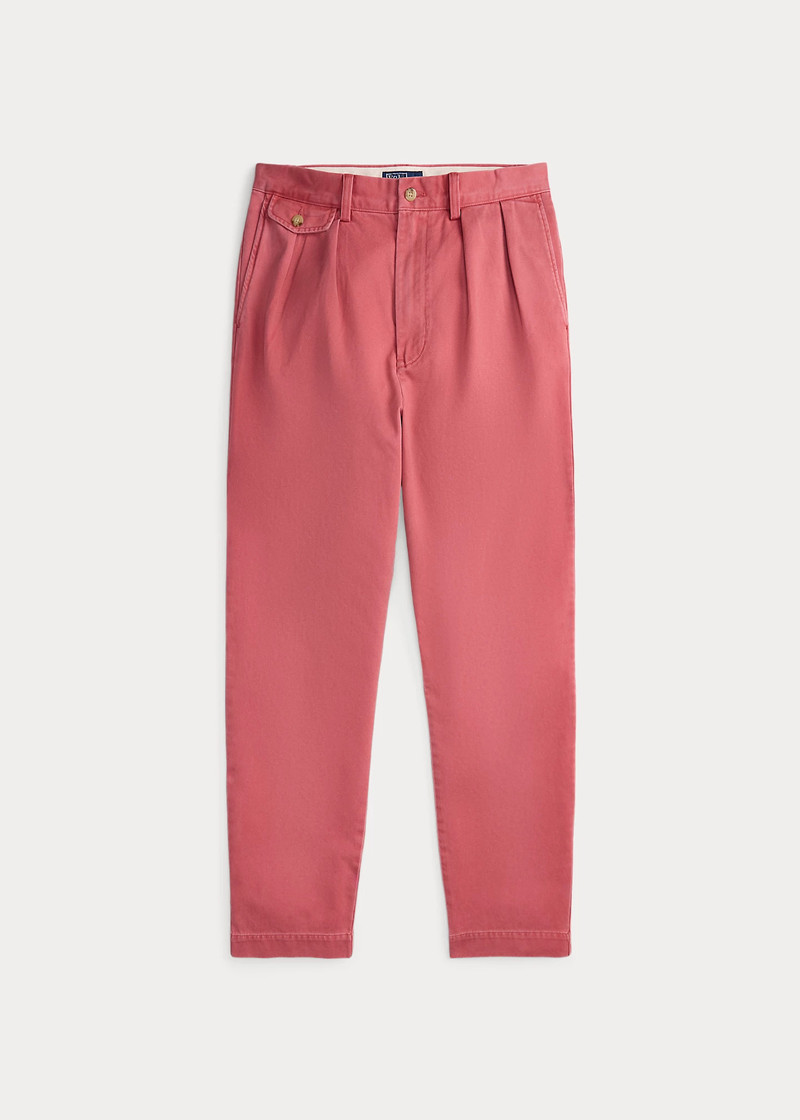 Whitman Relaxed Fit Pleated Chino Pant 1