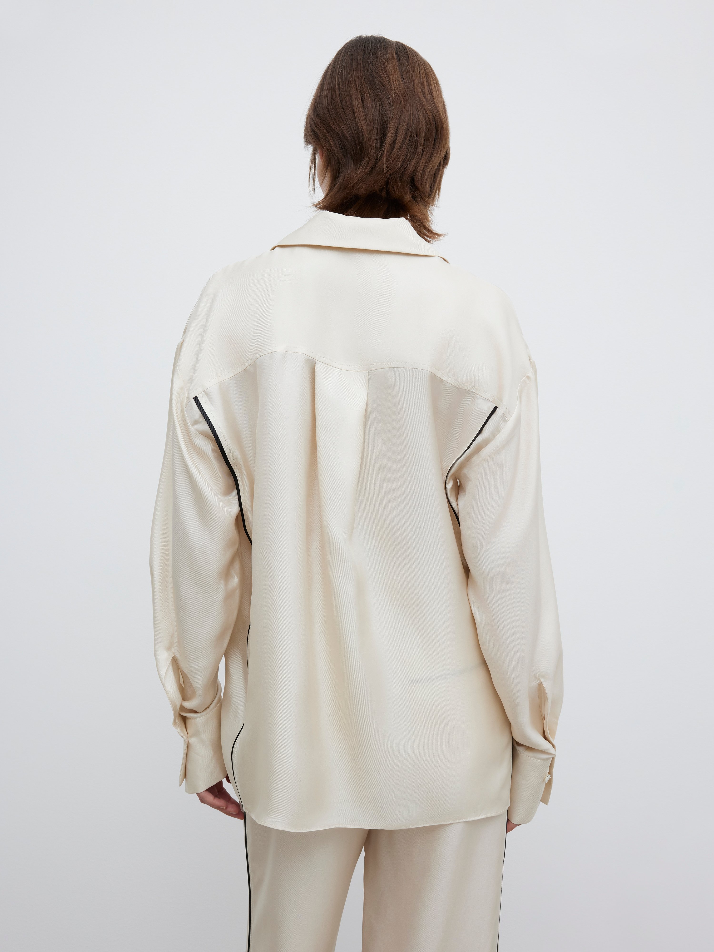 Silk pyjama blouse - 5