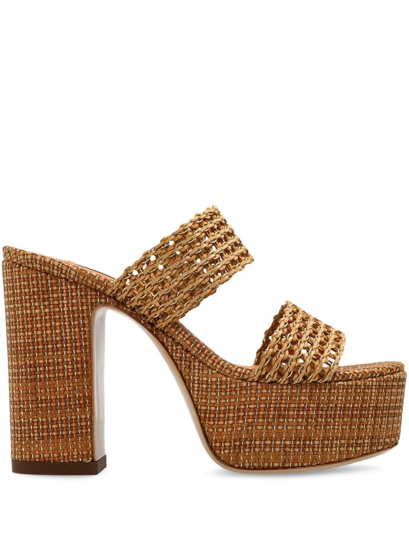120mm woven-platform sandals 1