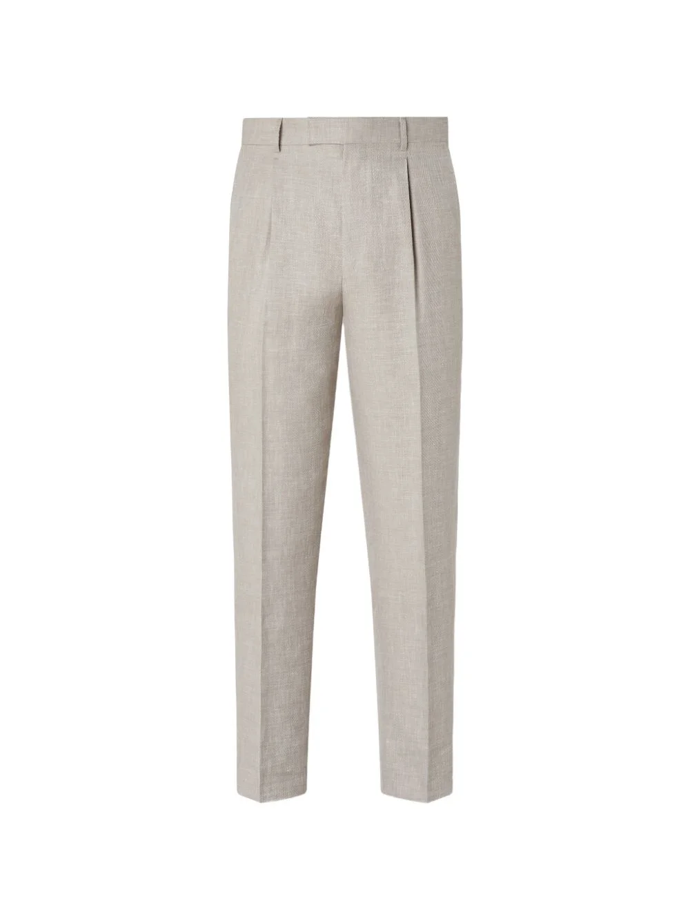crossover linen pants - 1