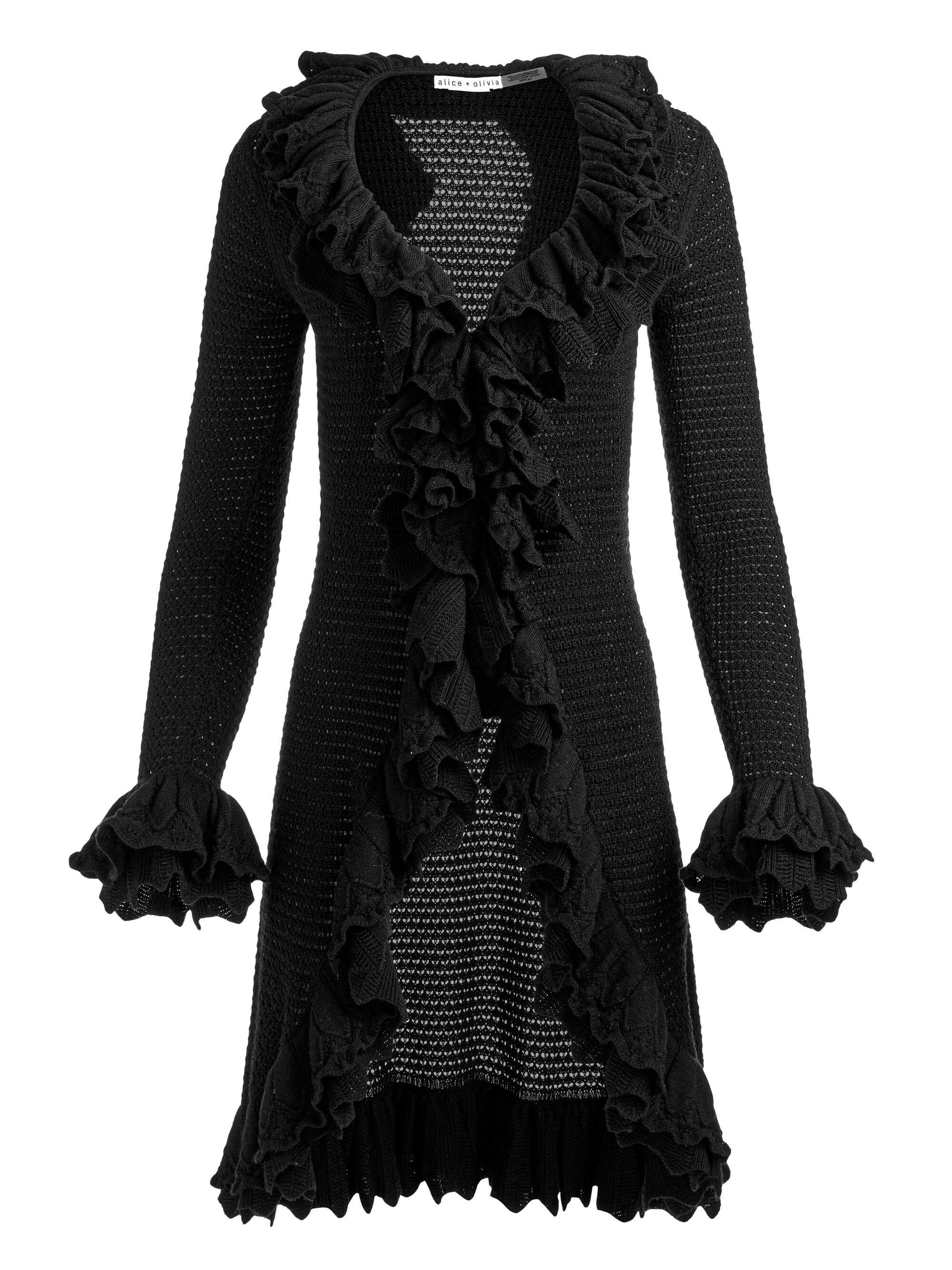 YARA RUFFLE CARDIGAN - 1