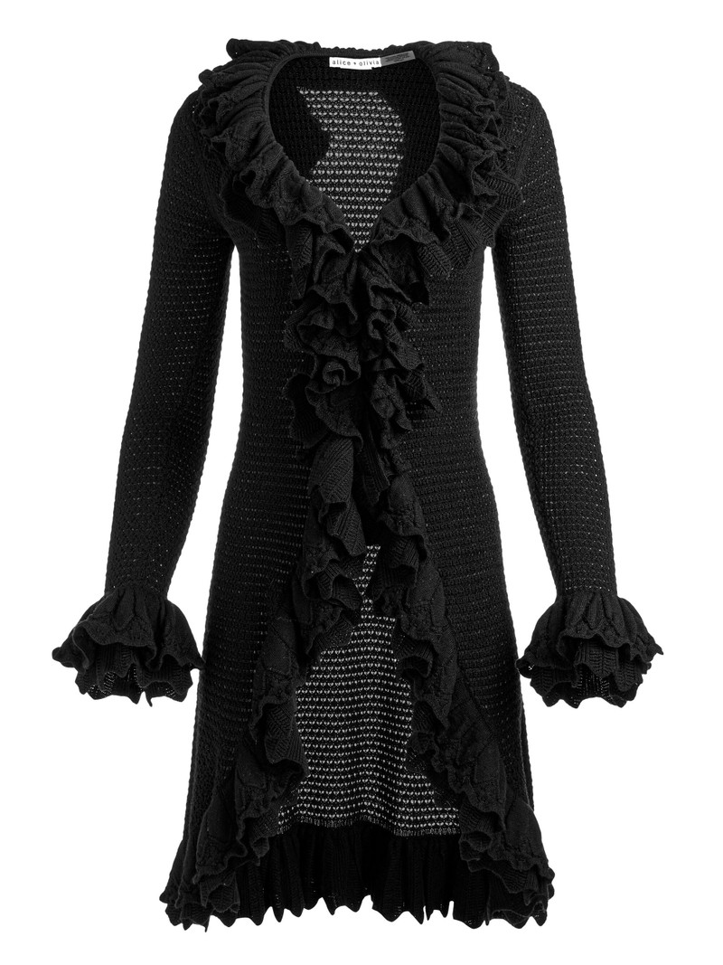 YARA RUFFLE CARDIGAN 1