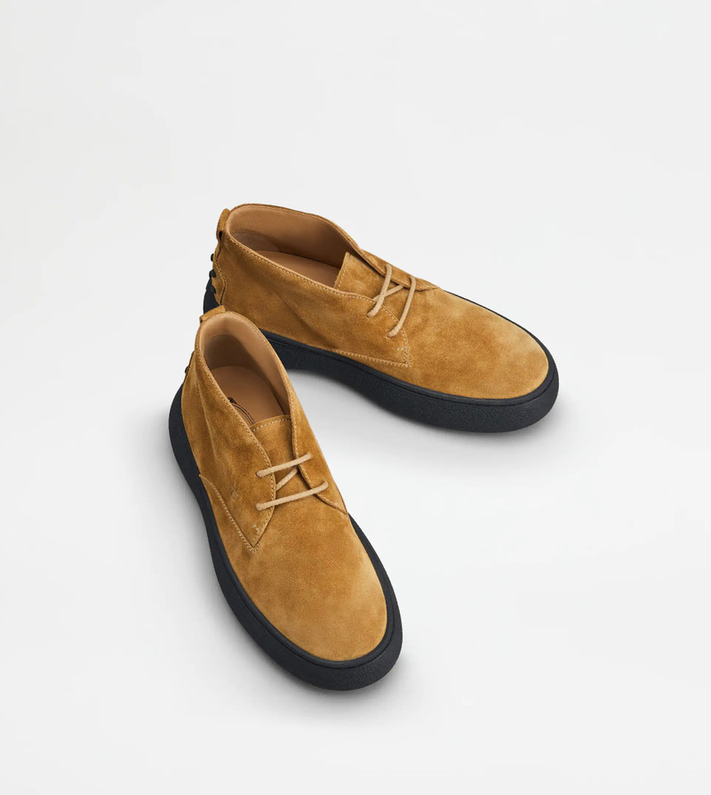 TOD'S W. G. DESERT BOOTS IN SUEDE - BROWN 3