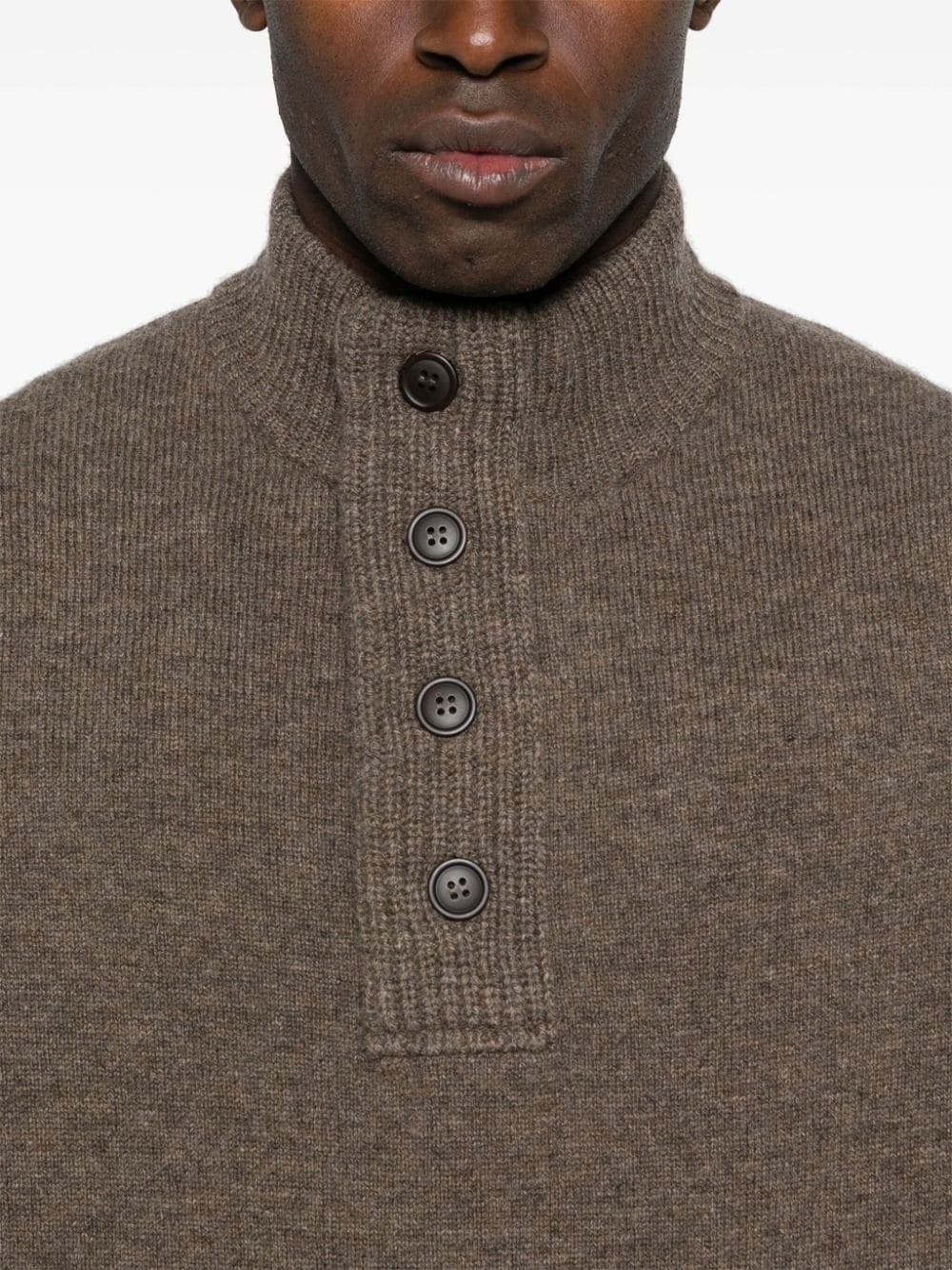 logo-patch sweater - 5