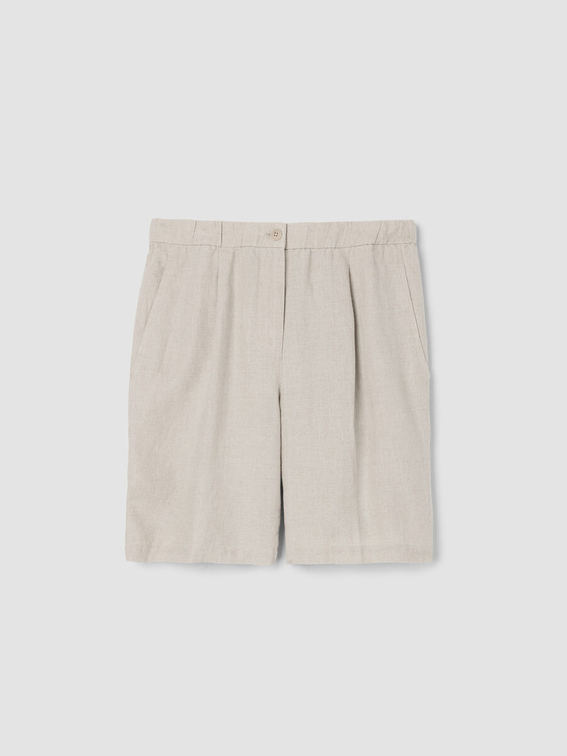 Organic Linen Shorts 1