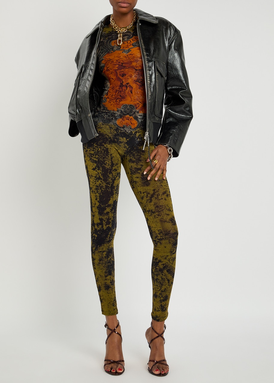 Jean Paul Gaultier Printed Mesh Catsuit - 4