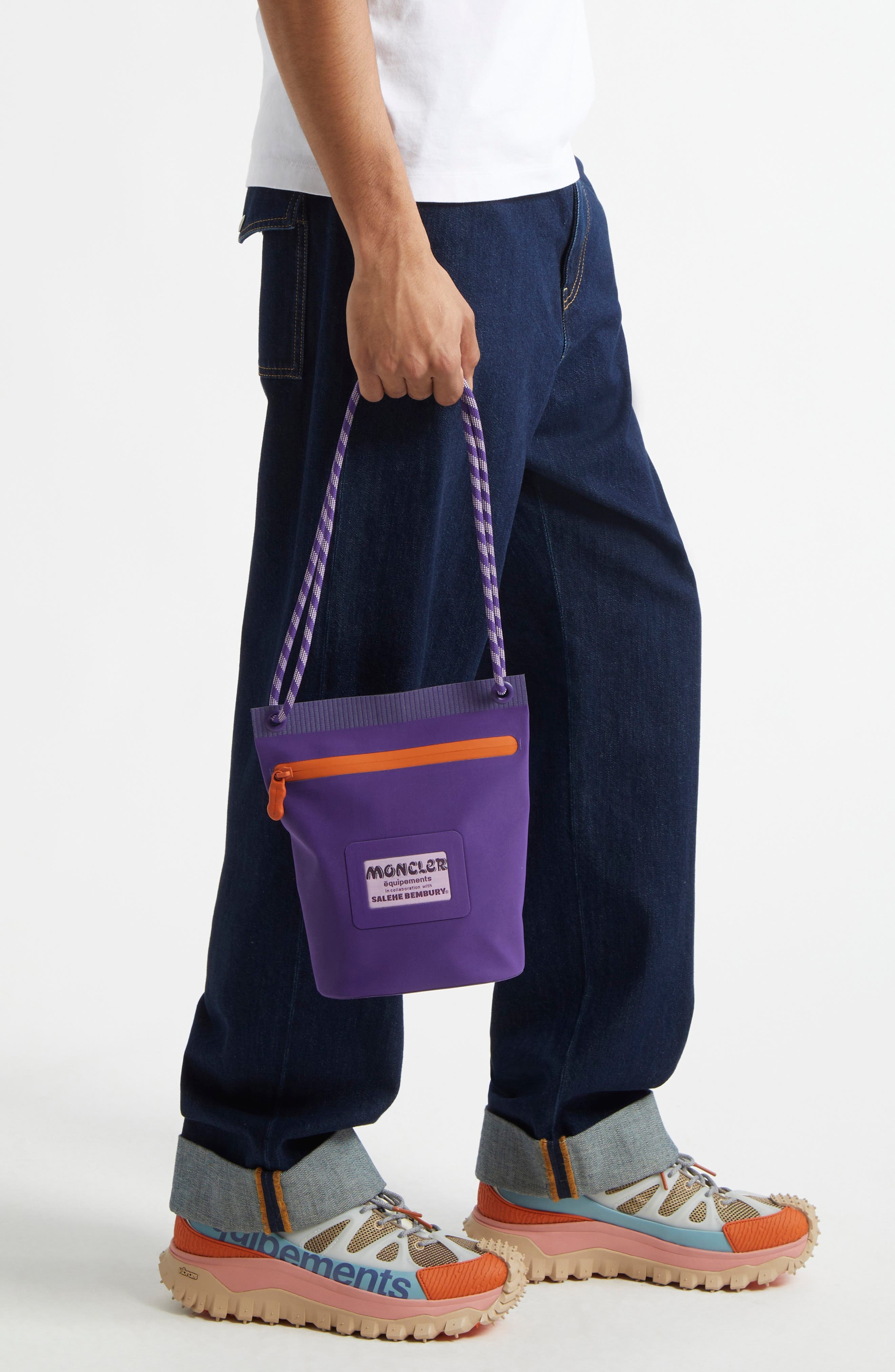 Moncler x Salehe Bembury Amoeba Zip Pouch in Purple at Nordstrom - 2