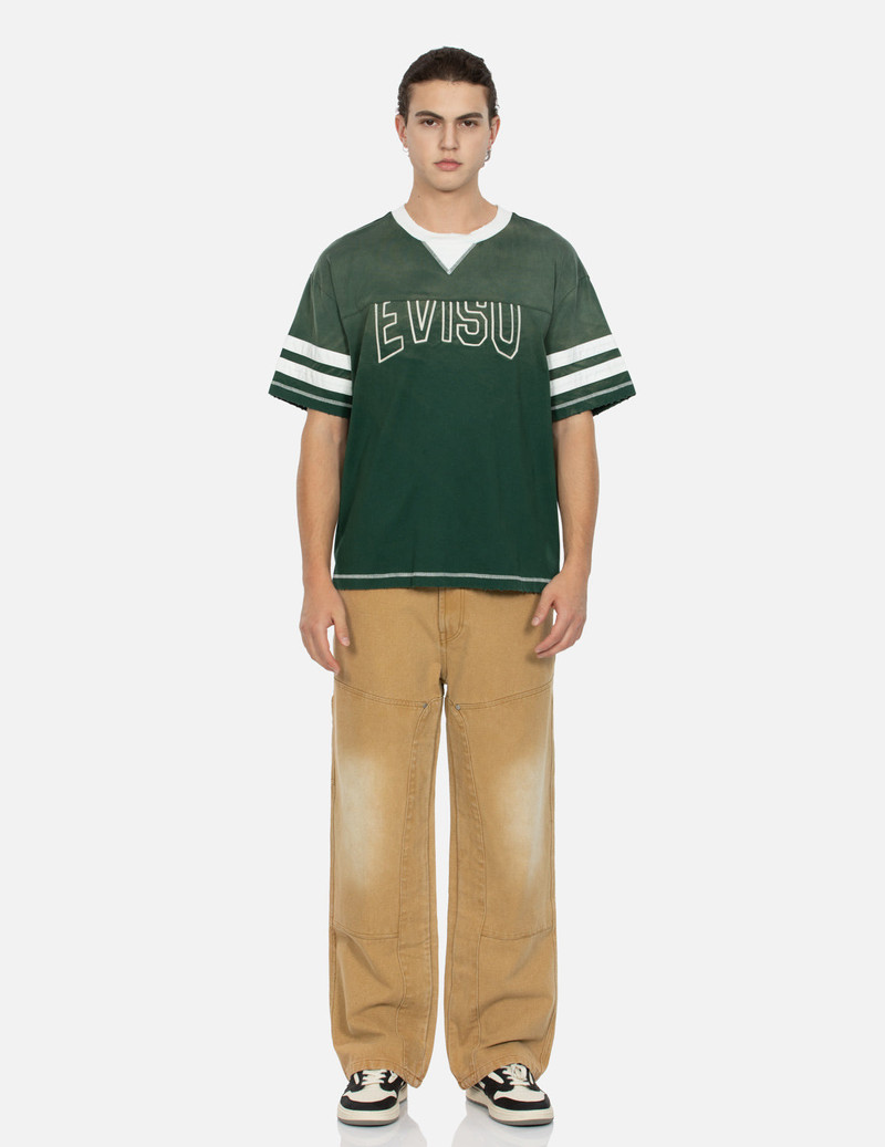 LOGO EMBROIDERY PANELING BOXY T-SHIRT 5