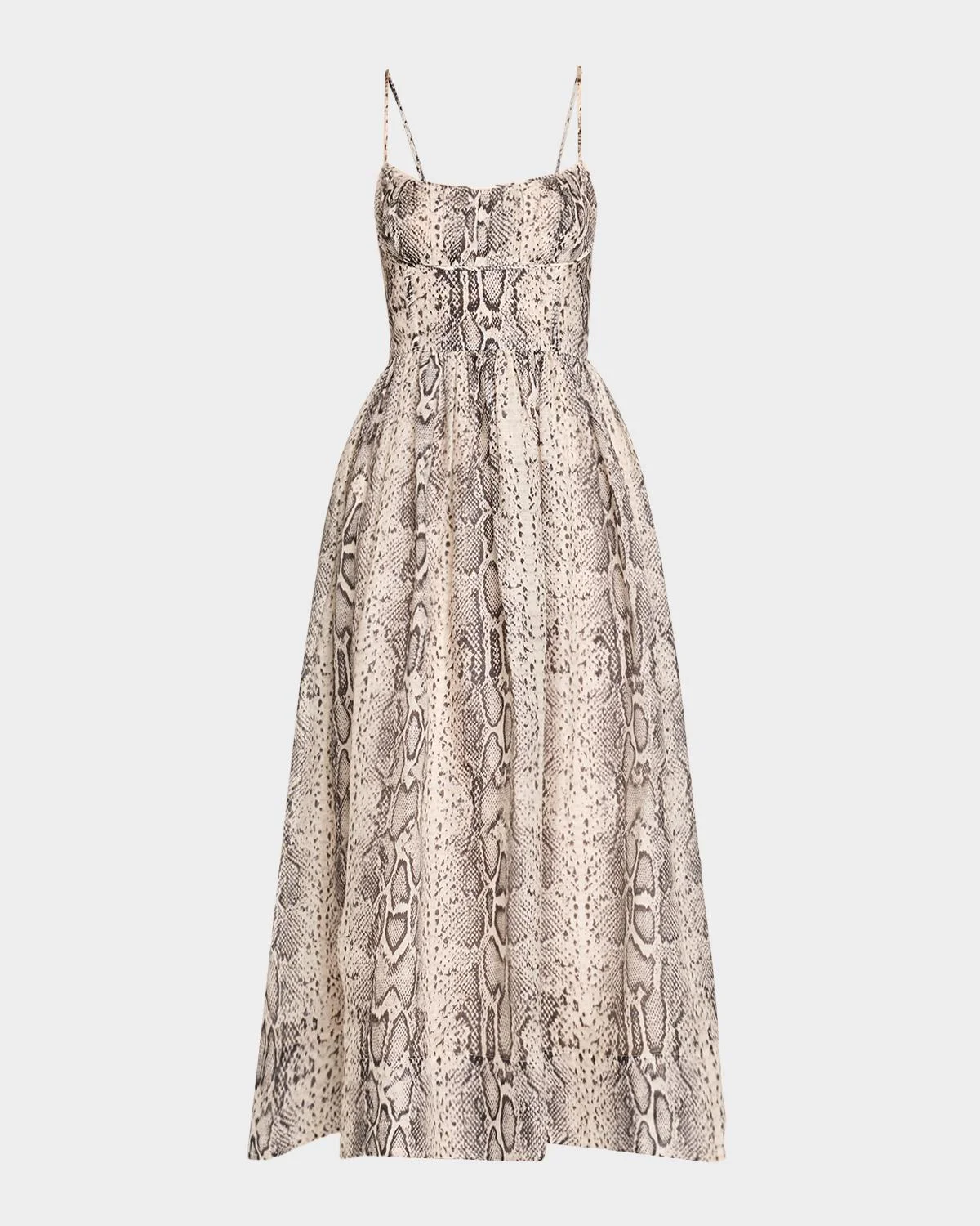Alba Floral Midi Dress - 1