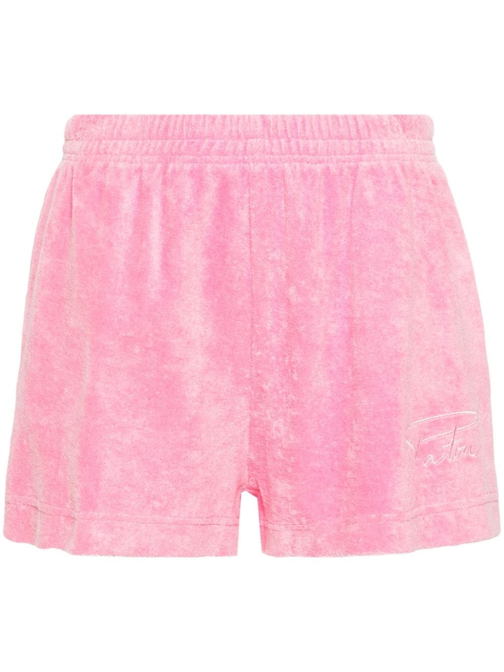 terry-cloth cotton shorts - 1