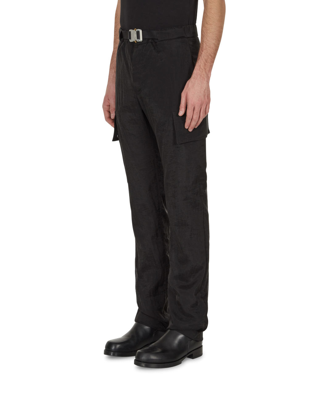 【SATIIIZ】Alkin Nylon Buckle Cargo Half Pants SATIIIZ】Alkin Nylon Buckle Cargo Half Pants SIDE BUCKLE
