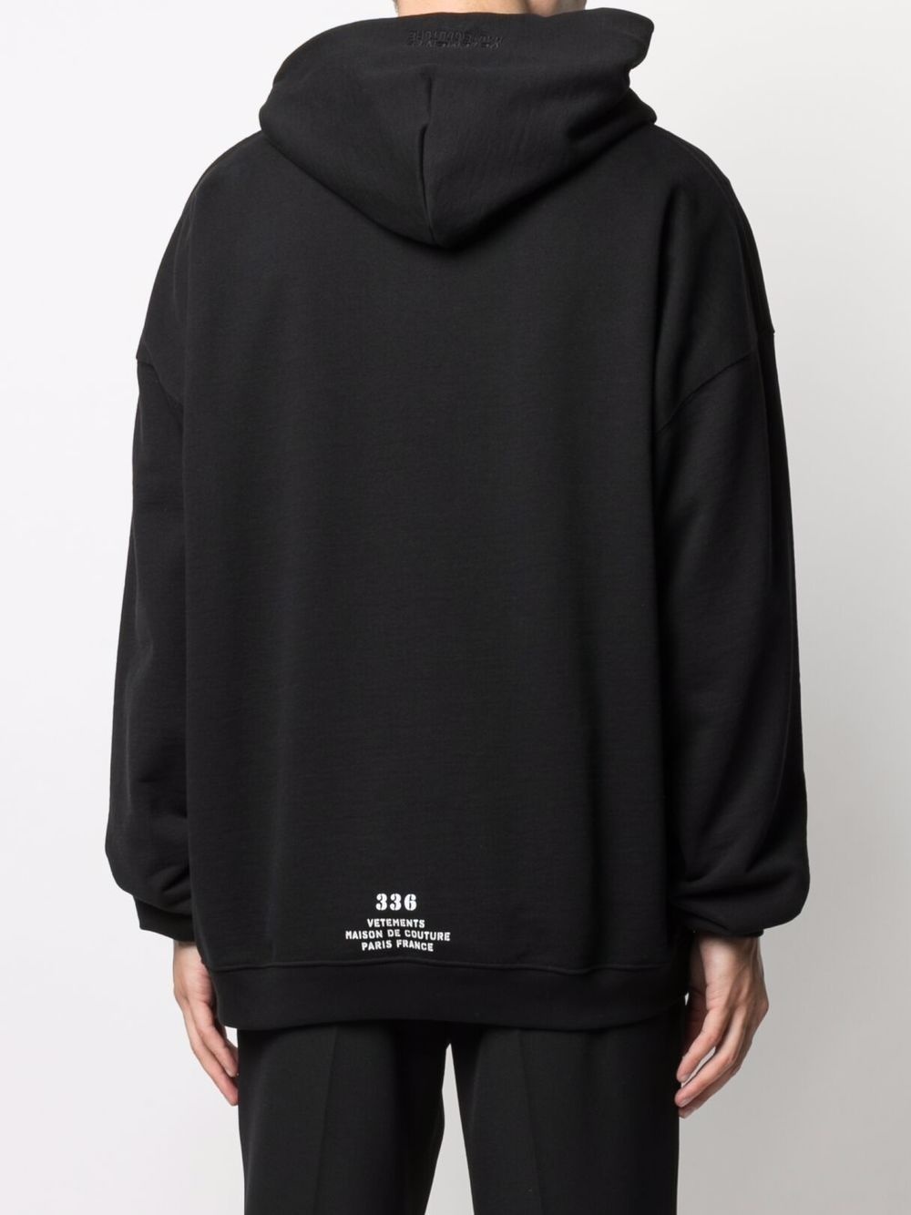 logo-print oversized hoodie - 5