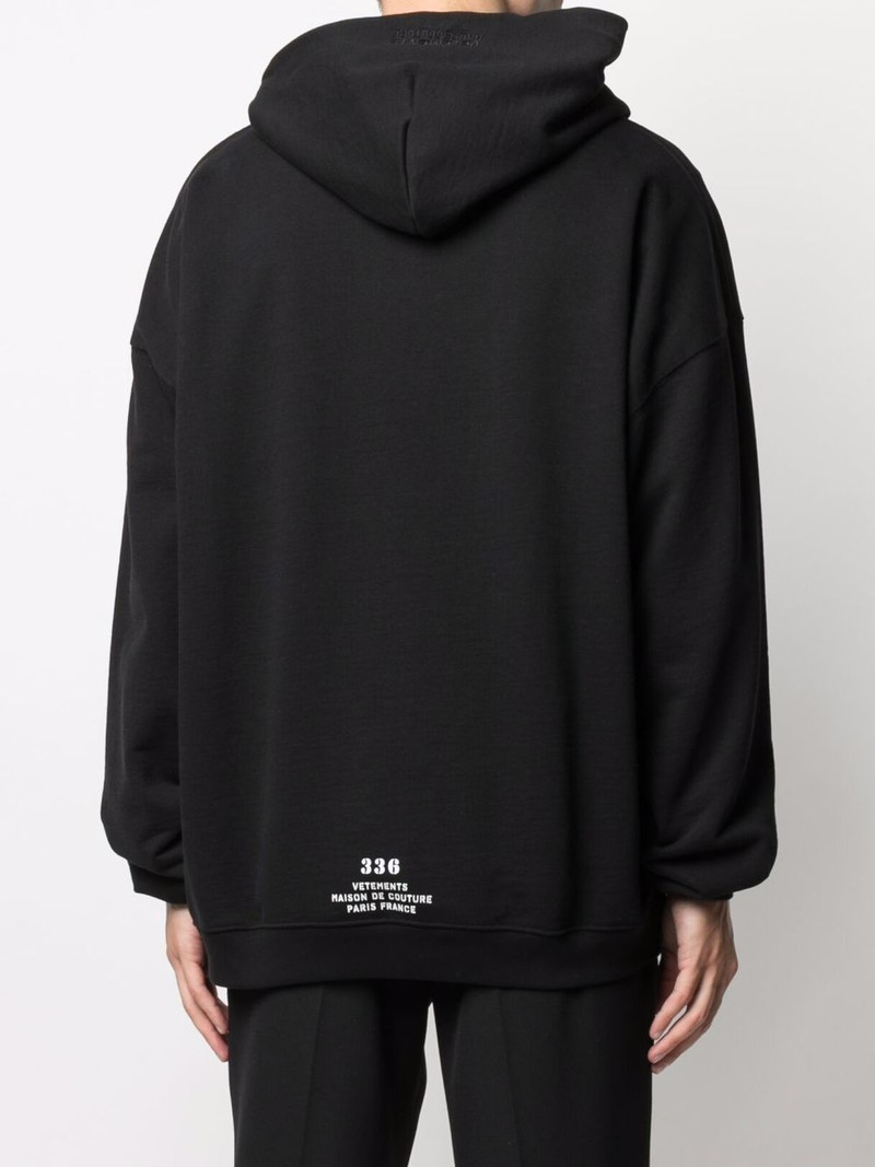 logo-print oversized hoodie 5