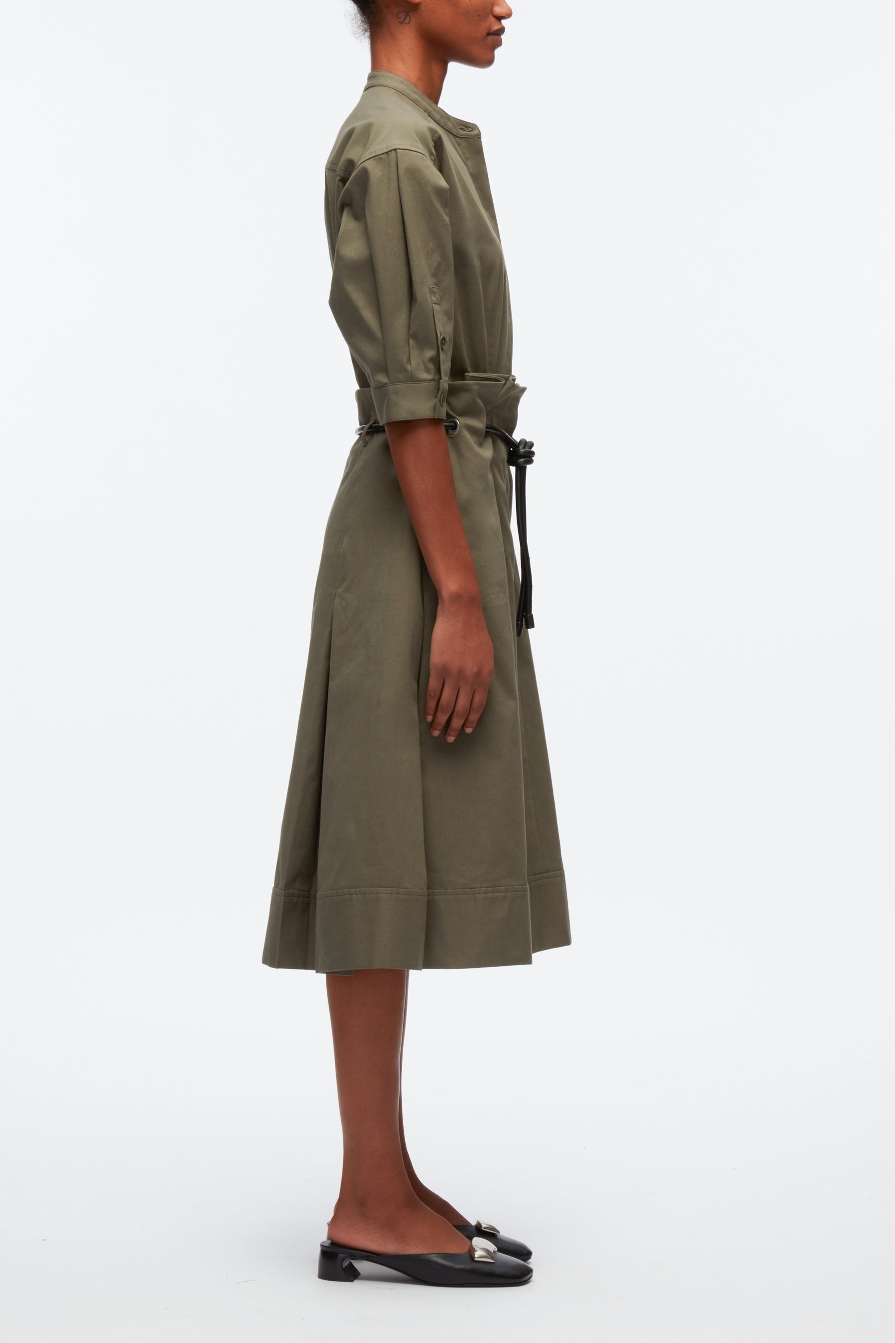 Origami Shirt Dress - 3