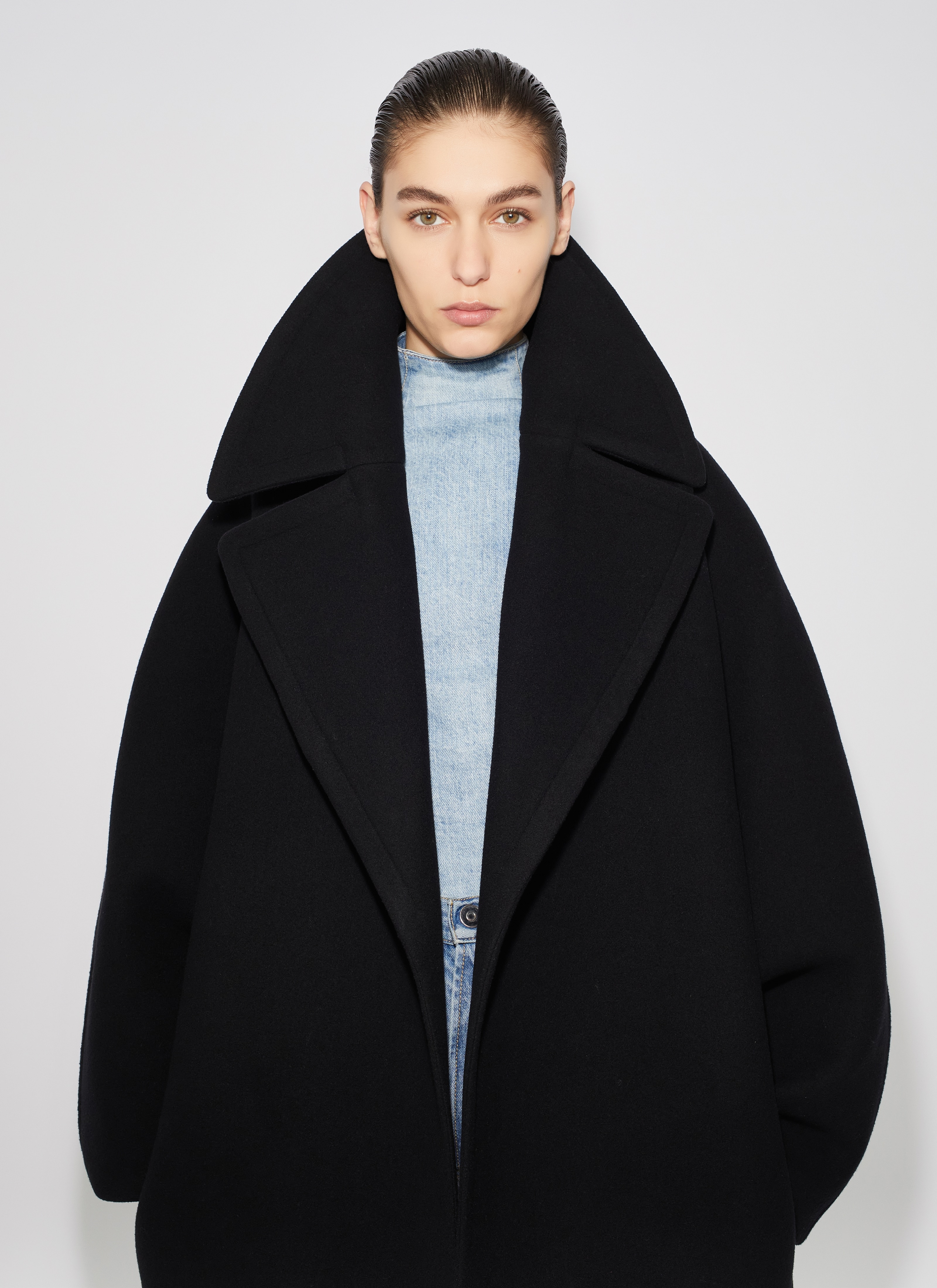 スカート Alaia Long white woollen coat Alaïa MAXI WOOL COAT | REVERSIBLE