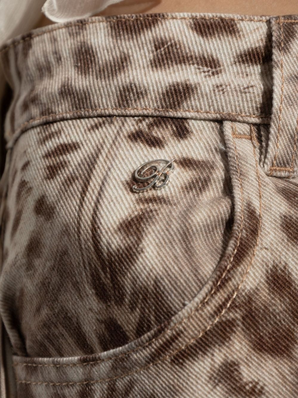 printed jeans - 5