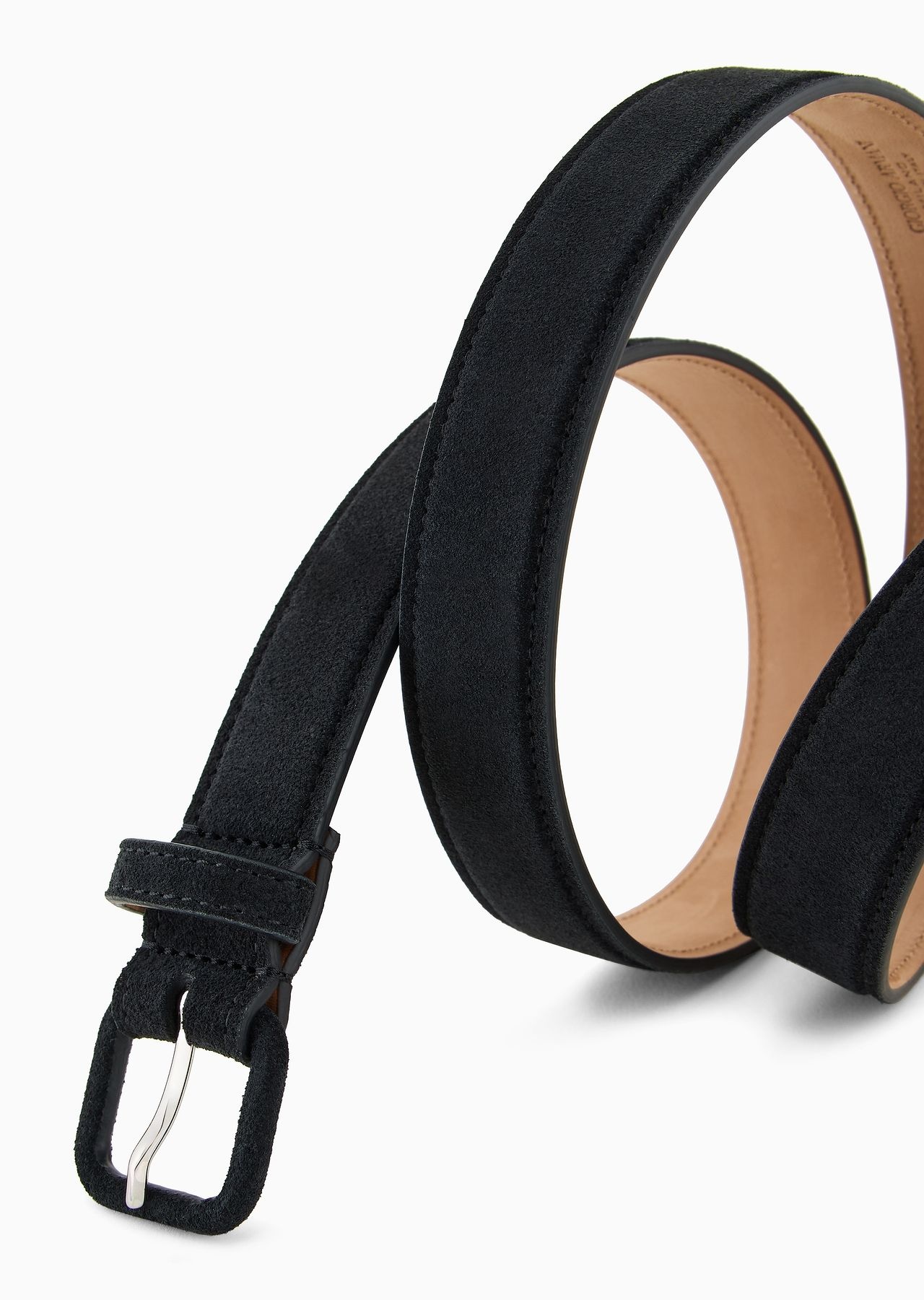 Suede belt with buckle - 2