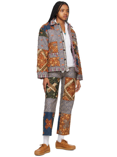 BODE Multicolor Criss Cross Quilt Jacket outlook