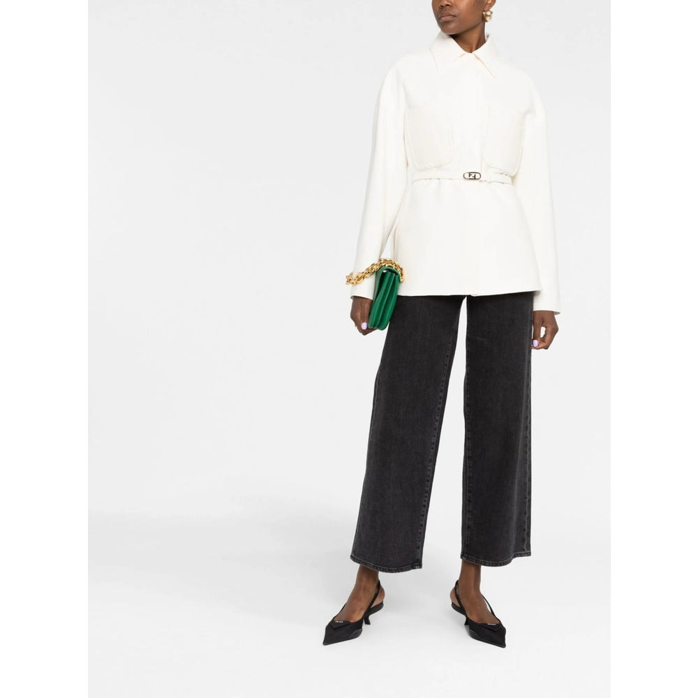 Fendi Neutrals Jackets - Fitted Jackets Women - 6