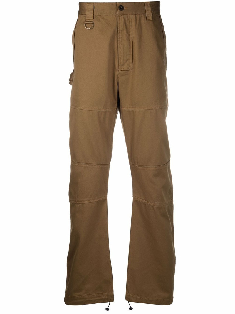 Green Label panelled trousers 1