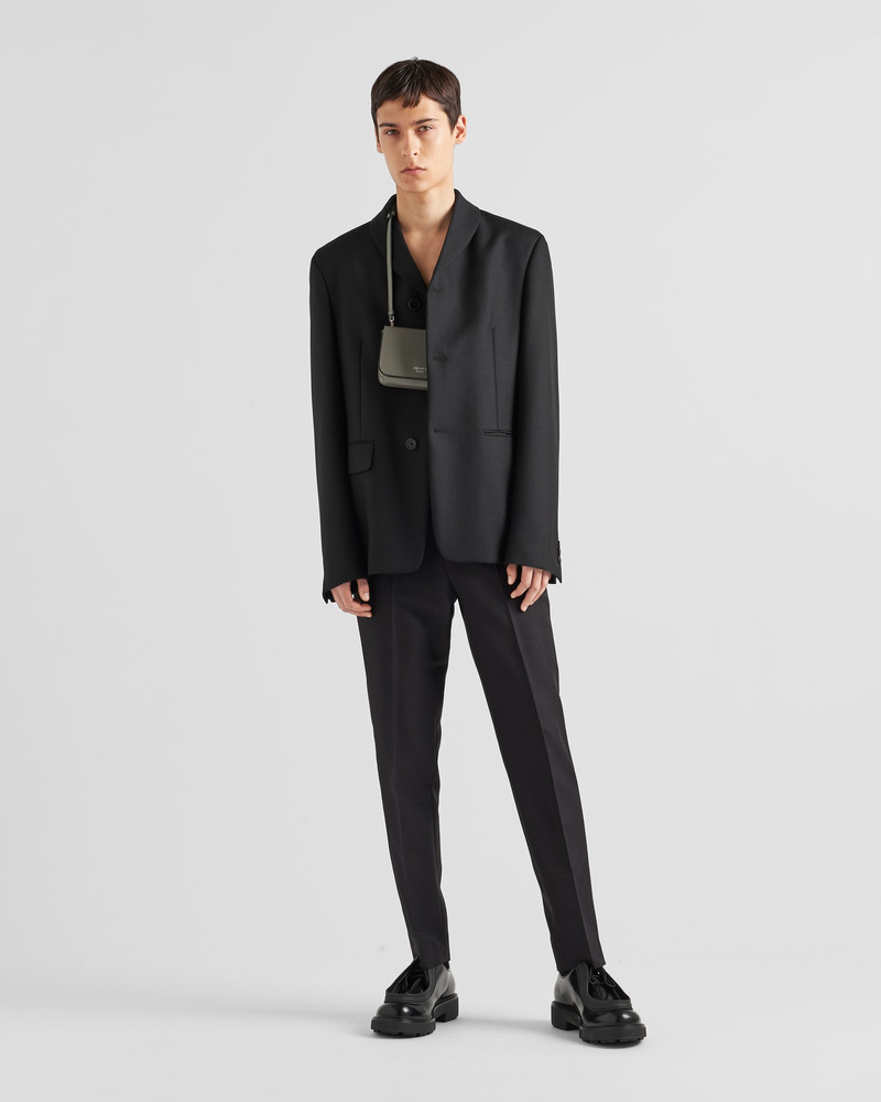 Prada Single-breasted mohair wool jacket outlook