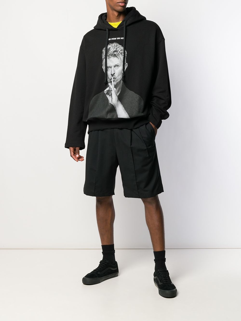 David Bowie print hoodie - 2