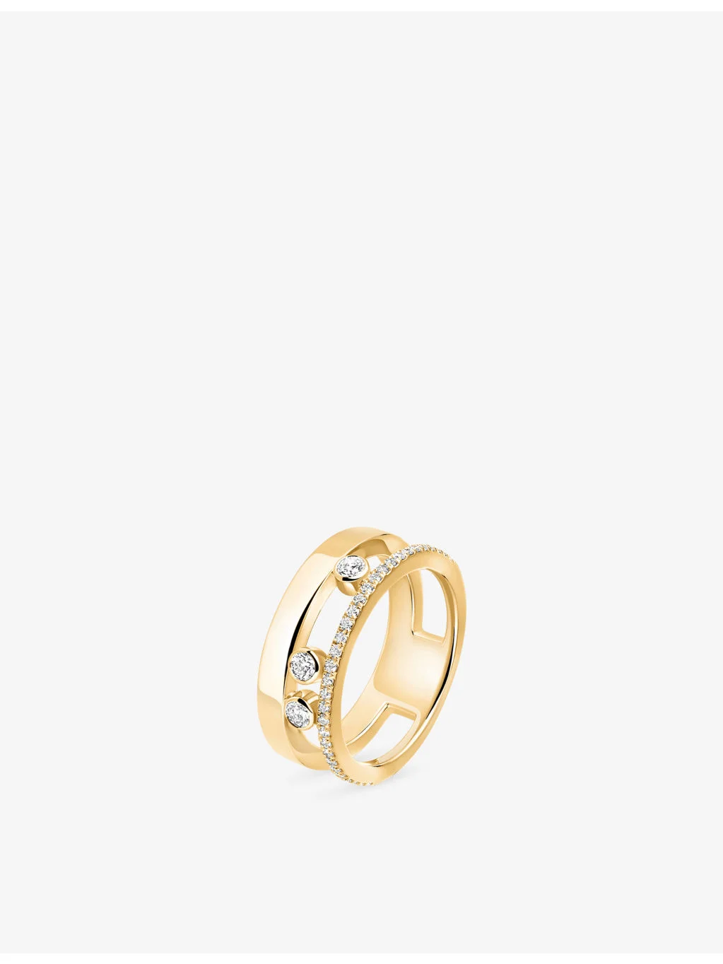 Move Romane 18ct Gold And 0.31ct Diamond Ring - 1