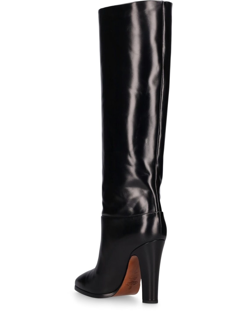 105mm Midas tall leather boots - 3