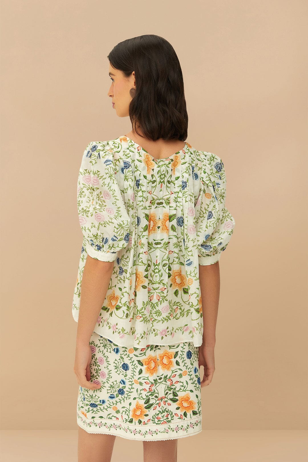 Off-White Folk Floral Mini Skirt - 4