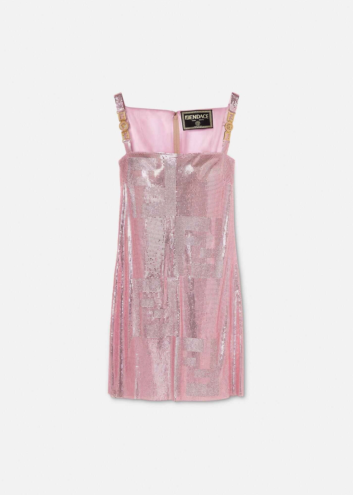 Fendace Metal Mesh Mini Dress - 1