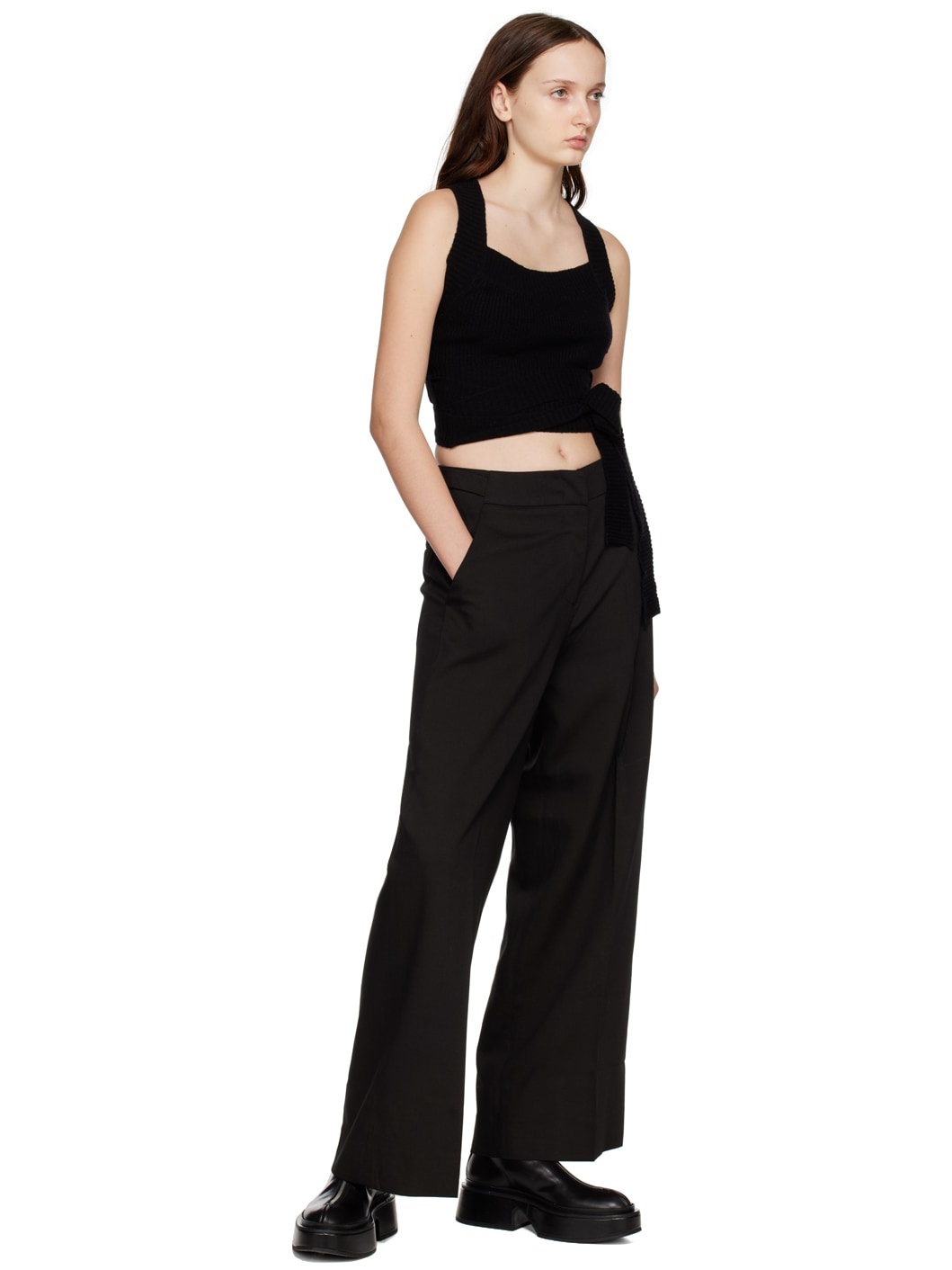 Black Ella Trousers - 4