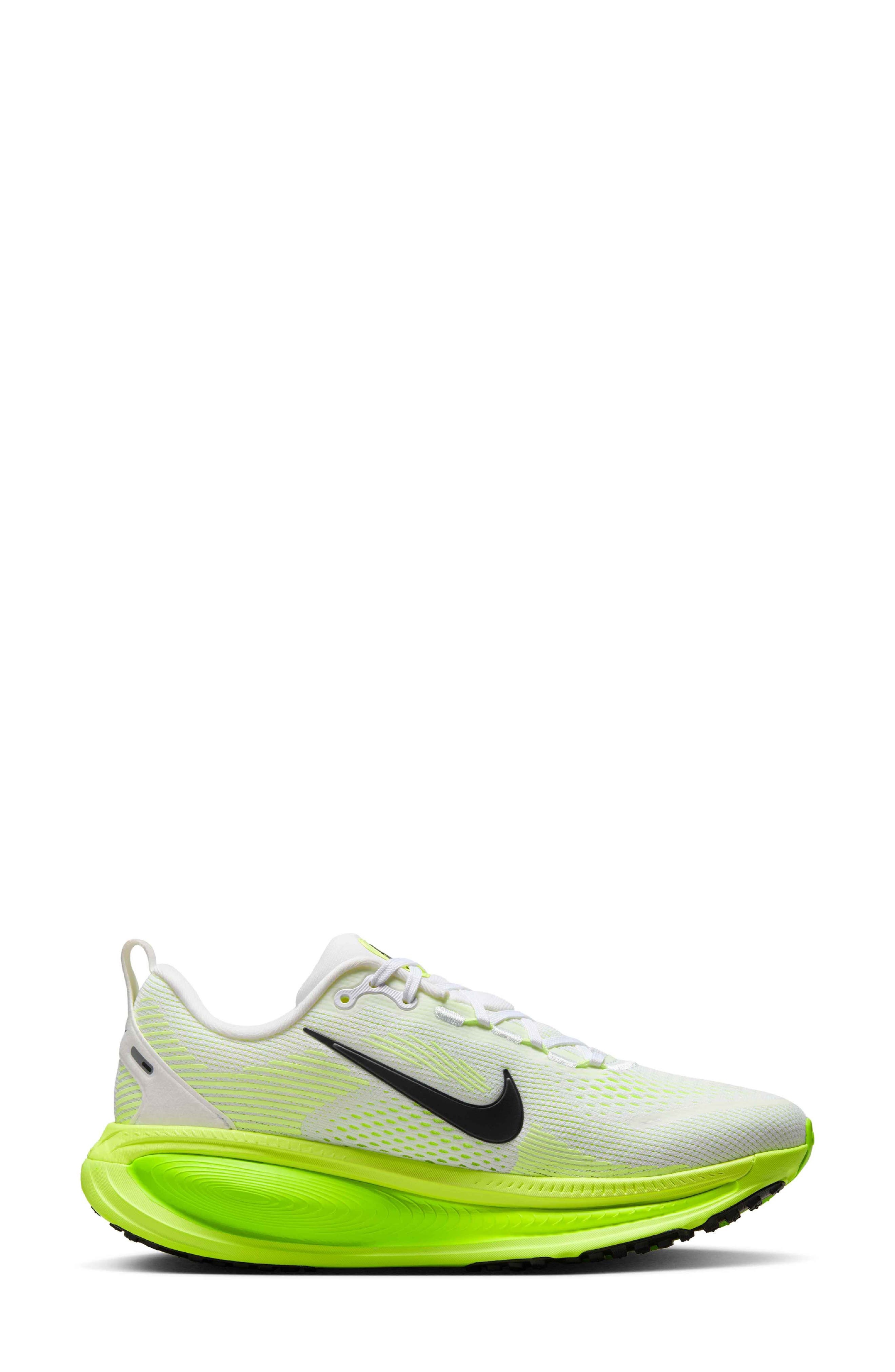 Nike Vomero 18 Running Shoe in White/Electric Green/Black at Nordstrom - 6