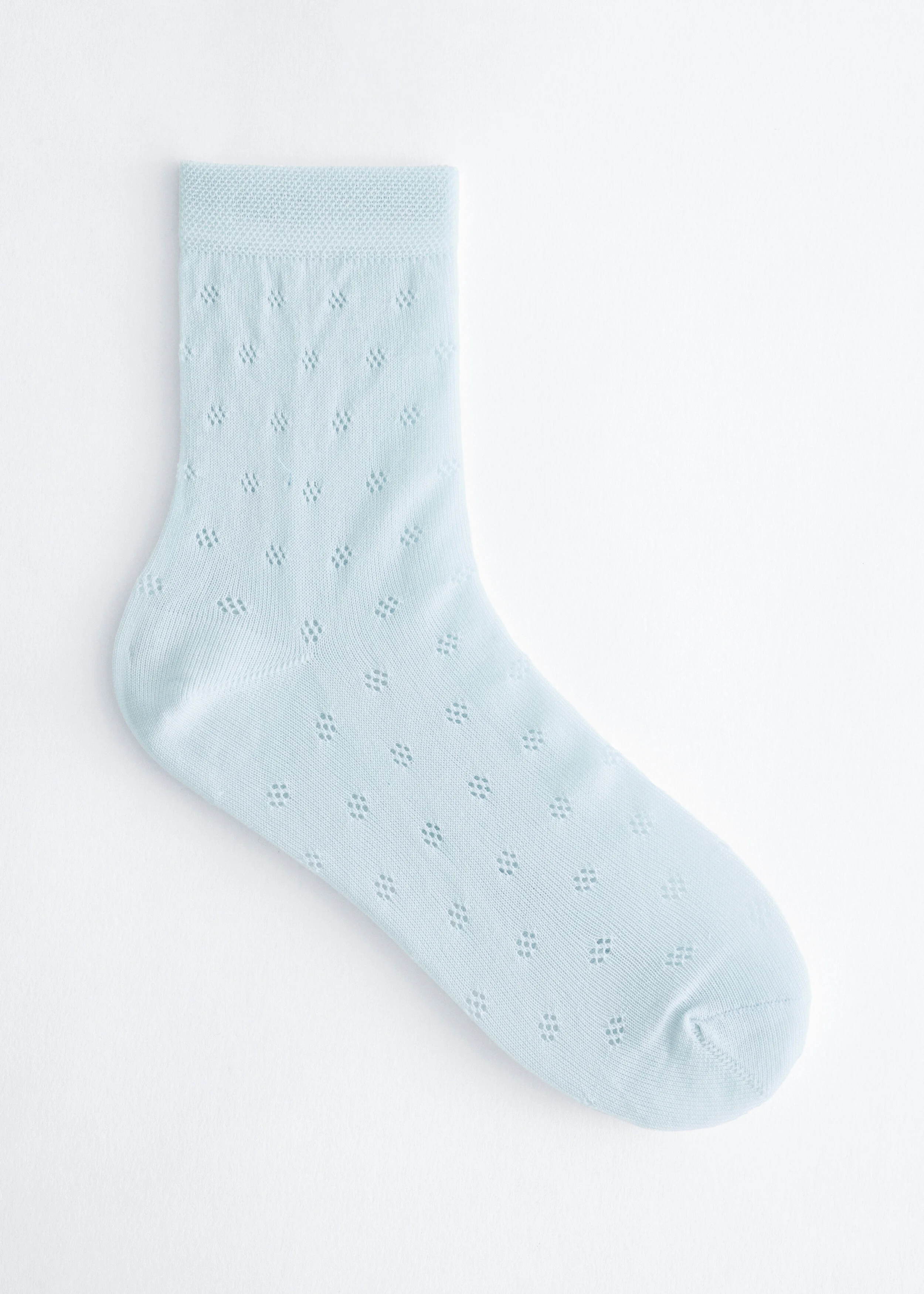 Sheer Pointelle Socks - 1
