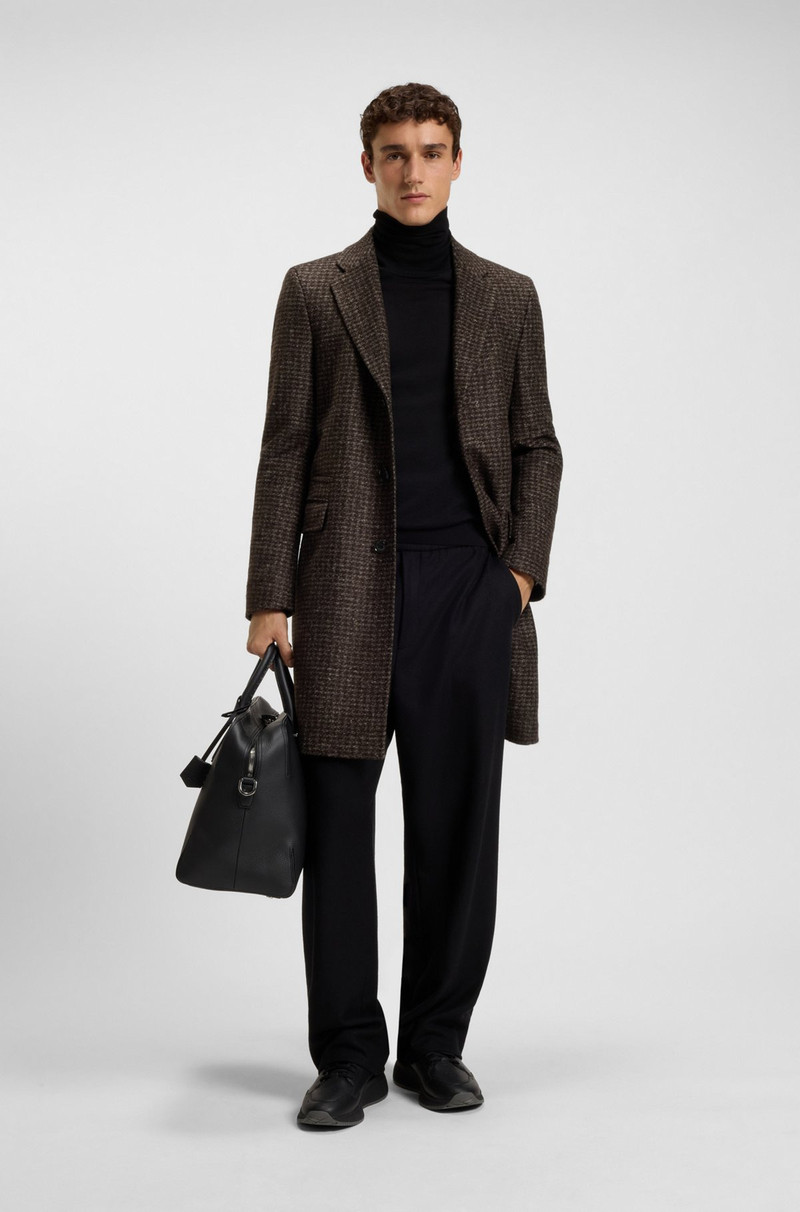 BOSS SLIM-FIT COAT WITH DETACHABLE INNER outlook