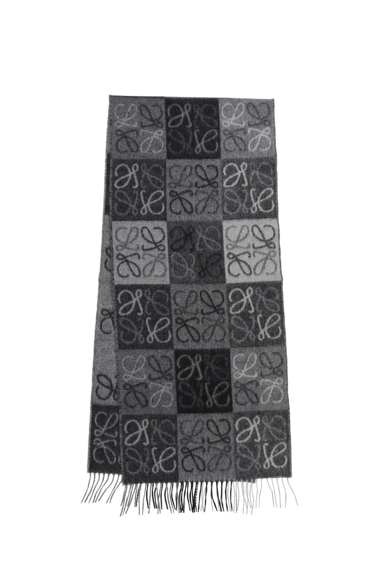 Loewe 38X180 ANAGRAM SCARF / BLK WHT outlook