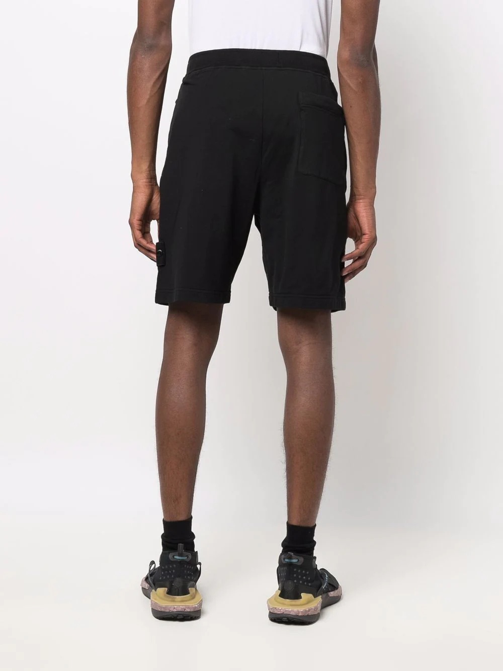 Compass logo fleece shorts - 4