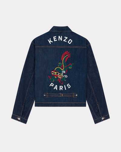 KENZO 'Year of the Dragon' embroidered denim trucker jacket outlook